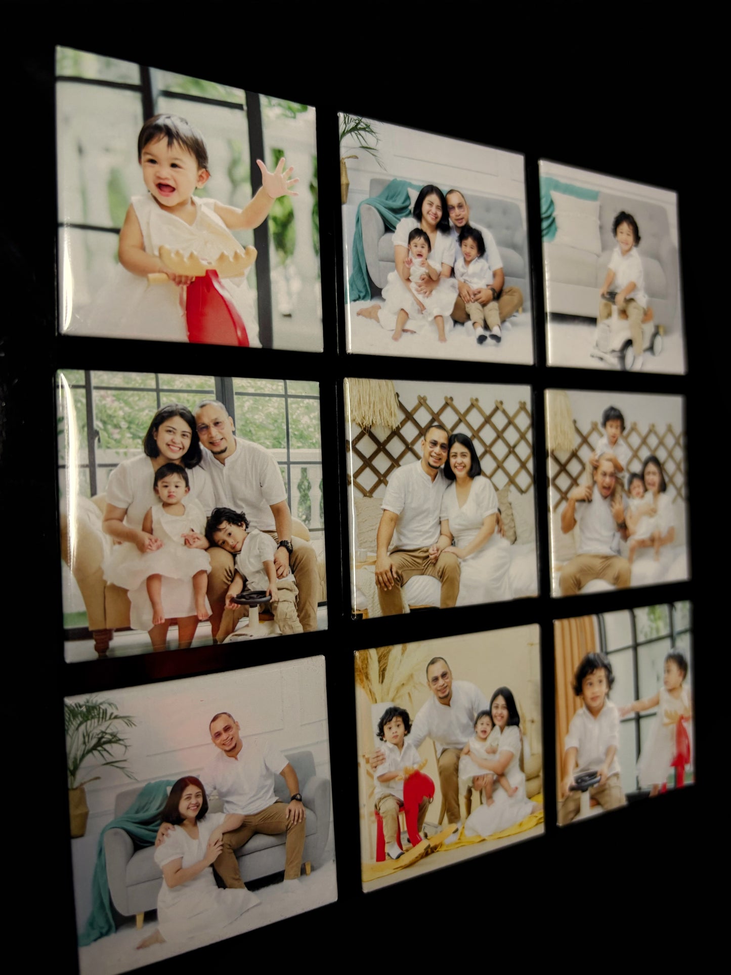 2"x2" Custom Photo Magnets(Set of 6 or 9)